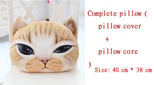 Load image into Gallery viewer, 40cm*38cm New 3D cat emoji Pillow cushion Personality Car Cushion Creative Cat shape Nap smiley face pillow Cute seat coussin-42-