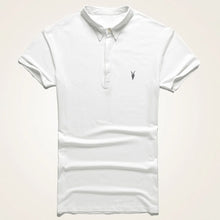 Load image into Gallery viewer, AS Men Polo Shirt Classic Summer Style Short Sleeve Polo Homme Casual Mens Solid Polo Shirt Brands Logo Cotton Top quality--109--