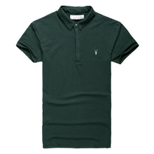 Load image into Gallery viewer, AS Men Polo Shirt Classic Summer Style Short Sleeve Polo Homme Casual Mens Solid Polo Shirt Brands Logo Cotton Top quality--109--