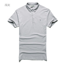 Load image into Gallery viewer, AS Men Polo Shirt Classic Summer Style Short Sleeve Polo Homme Casual Mens Solid Polo Shirt Brands Logo Cotton Top quality--109--