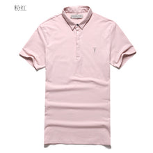 Load image into Gallery viewer, AS Men Polo Shirt Classic Summer Style Short Sleeve Polo Homme Casual Mens Solid Polo Shirt Brands Logo Cotton Top quality--109--
