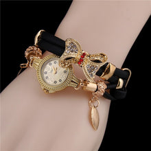 Load image into Gallery viewer, MINHIN Butterfly Retro Bracelet Watches Women Lovely Wedding Quartz Wrist Watches 6 Colors Rhinestone Delicate Female Watch--179--