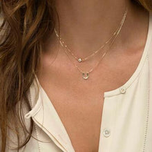Load image into Gallery viewer, Free shipping! New fashion holiday Seaside resort beach jewelry crystal triangle water drop U shape Star moon chains necklace--163--