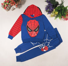 Load image into Gallery viewer, New Baby Boys Spring Autumn Spiderman Sports suit 2 pieces set Tracksuits Kids Clothing sets 100-140cm Casual clothes Coat+Pant--142--
