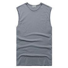 Load image into Gallery viewer, Summer Fitness Men Tank Top sleeveless vest men cotton tank top t-shirt men Singlet Mens Bodybuilding casual Brand Clothing--118--