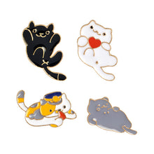Load image into Gallery viewer, Miss Zoe 2~8pcs/set Cat Dog Hippo Kitten Puppy Totoro Brooch Button Pins Denim Jacket Pin Badge Animal Jewelry Gift for Kids--172--