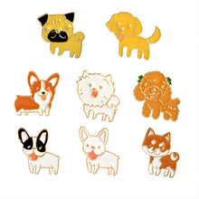 Load image into Gallery viewer, Miss Zoe 2~8pcs/set Cat Dog Hippo Kitten Puppy Totoro Brooch Button Pins Denim Jacket Pin Badge Animal Jewelry Gift for Kids--172--