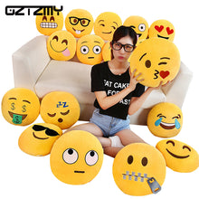 Load image into Gallery viewer, GZTZMY emoji pillow cushion decoration decorative pillows Smiley Face Pillow emoticons cushions smile emoji pad-43-