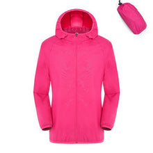 Load image into Gallery viewer, Men Women Quick Dry Hiking Jacket Waterproof Sun&amp;UV Protection Coats Outdoor Sport Skin Jackets Summer autumn Rain Thin Jackets---73---