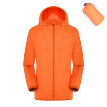 Load image into Gallery viewer, Men Women Quick Dry Hiking Jacket Waterproof Sun&amp;UV Protection Coats Outdoor Sport Skin Jackets Summer autumn Rain Thin Jackets---73---
