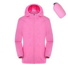Load image into Gallery viewer, Men Women Quick Dry Hiking Jacket Waterproof Sun&amp;UV Protection Coats Outdoor Sport Skin Jackets Summer autumn Rain Thin Jackets---73---