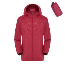 Load image into Gallery viewer, Men Women Quick Dry Hiking Jacket Waterproof Sun&amp;UV Protection Coats Outdoor Sport Skin Jackets Summer autumn Rain Thin Jackets---73---