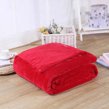 Load image into Gallery viewer, Home Textile Solid Air/Sofa/Bedding Throws Flannel Blanket Winter Warm Soft Bedsheet 100*140cm 150/180*200cm 200*230c-34-