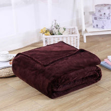 Load image into Gallery viewer, Home Textile Solid Air/Sofa/Bedding Throws Flannel Blanket Winter Warm Soft Bedsheet 100*140cm 150/180*200cm 200*230c-34-