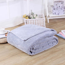 Load image into Gallery viewer, Home Textile Solid Air/Sofa/Bedding Throws Flannel Blanket Winter Warm Soft Bedsheet 100*140cm 150/180*200cm 200*230c-34-