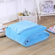 Load image into Gallery viewer, Home Textile Solid Air/Sofa/Bedding Throws Flannel Blanket Winter Warm Soft Bedsheet 100*140cm 150/180*200cm 200*230c-34-