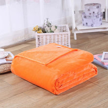 Load image into Gallery viewer, Home Textile Solid Air/Sofa/Bedding Throws Flannel Blanket Winter Warm Soft Bedsheet 100*140cm 150/180*200cm 200*230c-34-
