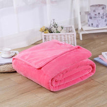 Load image into Gallery viewer, Home Textile Solid Air/Sofa/Bedding Throws Flannel Blanket Winter Warm Soft Bedsheet 100*140cm 150/180*200cm 200*230c-34-