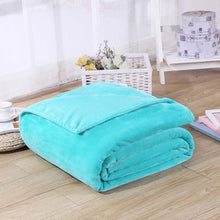Load image into Gallery viewer, Home Textile Solid Air/Sofa/Bedding Throws Flannel Blanket Winter Warm Soft Bedsheet 100*140cm 150/180*200cm 200*230c-34-