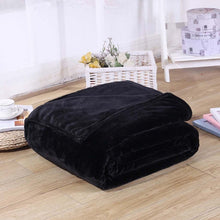 Load image into Gallery viewer, Home Textile Solid Air/Sofa/Bedding Throws Flannel Blanket Winter Warm Soft Bedsheet 100*140cm 150/180*200cm 200*230c-34-