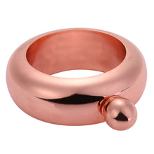 Load image into Gallery viewer, 3.5oz Bangle Bracelet Hip Flask Stainless Steel Funnel Bangle Bracelet Wine Bottle Portable Whiskey Drinkware Alcohol Pot-39-