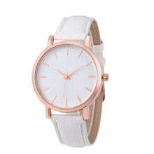 Load image into Gallery viewer, Hot Sale Saat Clock Watches Women brand Fashion dress ladies Watches Leather Stainless women Steel Analog Luxury Wrist Watch --195--