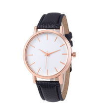 Load image into Gallery viewer, Hot Sale Saat Clock Watches Women brand Fashion dress ladies Watches Leather Stainless women Steel Analog Luxury Wrist Watch --195--