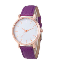Load image into Gallery viewer, Hot Sale Saat Clock Watches Women brand Fashion dress ladies Watches Leather Stainless women Steel Analog Luxury Wrist Watch --195--