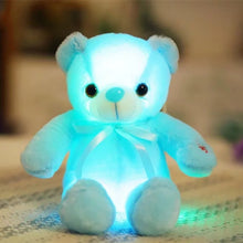 Load image into Gallery viewer, 32/50cm Big Colorful Glowing Teddy Bear Luminous Plush Toys Kawaii Light Up Led Teddy Bear Stuffed Toys Doll Kids Christmas Gift--49--