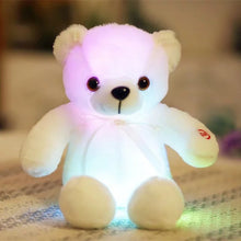 Load image into Gallery viewer, 32/50cm Big Colorful Glowing Teddy Bear Luminous Plush Toys Kawaii Light Up Led Teddy Bear Stuffed Toys Doll Kids Christmas Gift--49--