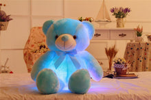 Load image into Gallery viewer, 32/50cm Big Colorful Glowing Teddy Bear Luminous Plush Toys Kawaii Light Up Led Teddy Bear Stuffed Toys Doll Kids Christmas Gift--49--