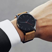 Load image into Gallery viewer, 2018 Big Dial Watches For Men Hour Mens Watches Top Brand Luxury Quartz Watch Man Leather Sport Wrist Watch Clock relogio --187--