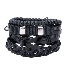 Load image into Gallery viewer, Bracelets &amp; Bangles mens leather bracelets 2018 Pulseira Masculina Jewelry Charm Bileklik Pulseiras Boyfriend Girlfriend--154--
