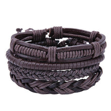 Load image into Gallery viewer, Bracelets &amp; Bangles mens leather bracelets 2018 Pulseira Masculina Jewelry Charm Bileklik Pulseiras Boyfriend Girlfriend--154--