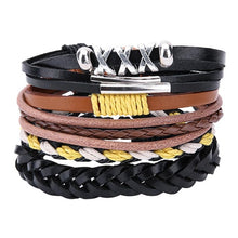 Load image into Gallery viewer, Bracelets &amp; Bangles mens leather bracelets 2018 Pulseira Masculina Jewelry Charm Bileklik Pulseiras Boyfriend Girlfriend--154--