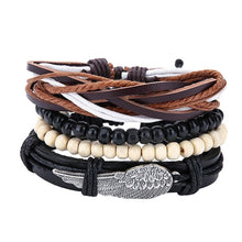 Load image into Gallery viewer, Bracelets &amp; Bangles mens leather bracelets 2018 Pulseira Masculina Jewelry Charm Bileklik Pulseiras Boyfriend Girlfriend--154--