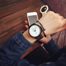 Load image into Gallery viewer, Watches Men Top Brand Luxury Retro Design PU Leather Band Analog Alloy business clock Quartz Wrist Watch relogio masculino 2018--181--