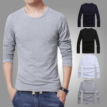 Load image into Gallery viewer, 2018 MRMT men's T shirt 3 Basic colors Long Sleeve Slim T-shirt young men Pure color tee shirt 3XL size O neck Free Shipping--122--