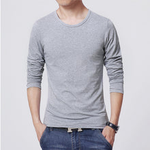 Load image into Gallery viewer, 2018 MRMT men's T shirt 3 Basic colors Long Sleeve Slim T-shirt young men Pure color tee shirt 3XL size O neck Free Shipping--122--