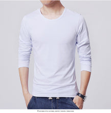 Load image into Gallery viewer, 2018 MRMT men's T shirt 3 Basic colors Long Sleeve Slim T-shirt young men Pure color tee shirt 3XL size O neck Free Shipping--122--