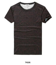 Load image into Gallery viewer, 2018 new spring men's digital printing short sleeved T-shirt cotton casual tops tees Fitness Mens T-shirt brand clothing--121--