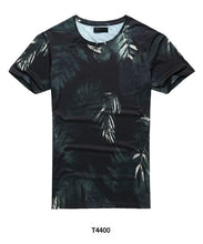 Load image into Gallery viewer, 2018 new spring men's digital printing short sleeved T-shirt cotton casual tops tees Fitness Mens T-shirt brand clothing--121--