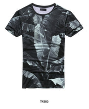 Load image into Gallery viewer, 2018 new spring men's digital printing short sleeved T-shirt cotton casual tops tees Fitness Mens T-shirt brand clothing--121--