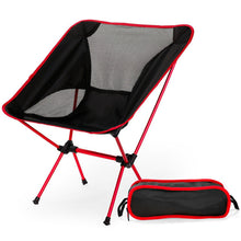 Load image into Gallery viewer, Portable Folding Chair Beach Seat Lightweight Seat For Hiking Fishing Picnic Barbecue For Vocation Casual Camping Fishing Orange---69---