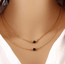 Load image into Gallery viewer, New fashion trendy jewelry copper choker multi layer necklace gift for women Boho Layering Chokers Chockers girl x242--159--