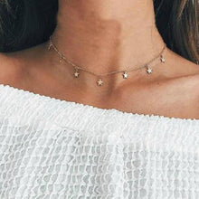 Load image into Gallery viewer, New fashion trendy jewelry copper choker multi layer necklace gift for women Boho Layering Chokers Chockers girl x242--159--
