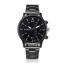 Load image into Gallery viewer, Watch Men Fashion Men Crystal Stainless Steel Analog Quartz Wrist Watch Bracelet Male Hour Clock Relogio Masculino Perfect Gift--183--