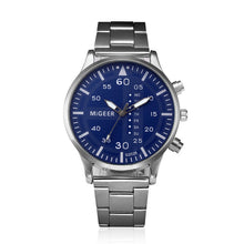 Load image into Gallery viewer, Watch Men Fashion Men Crystal Stainless Steel Analog Quartz Wrist Watch Bracelet Male Hour Clock Relogio Masculino Perfect Gift--183--