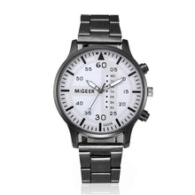 Load image into Gallery viewer, Watch Men Fashion Men Crystal Stainless Steel Analog Quartz Wrist Watch Bracelet Male Hour Clock Relogio Masculino Perfect Gift--183--