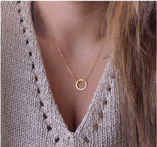 Load image into Gallery viewer, Hot new New 2018 Lovely Chic Infinity Cross Long Silver Chain Pendant Fashion Necklaces For Women Jewelry Gift--165--